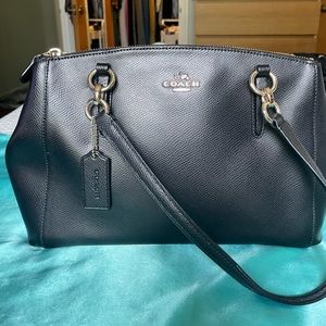 Coach Black Leather Bag